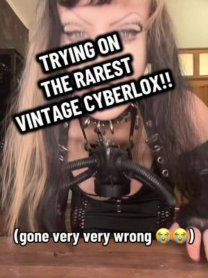 oh my god this is my biggest cybergoth heartbreak :((( #cyberlox #vintage #goth @Amelia Arsenic