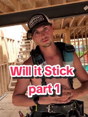 you know what they say. throw enough $h!t at a wall and something with stick #framing #bluecollar #trades