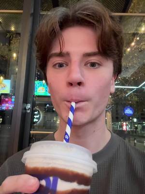 They gave me a Tim Tam milkshake ππ #melbourne #royalstacks #aussie #timtam #la