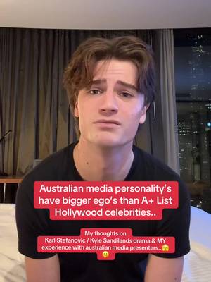 Australian Media Personalities have BIGGER EGOS than A+ List celebs in Hollywood..theyβre going to hate me for this. π«£ #karlstefanovic #kylesandilands #australiantv #toxicmasculinity #hollywood