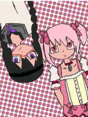 madoka komame & homura akemi speedpaint :3 <3 #madokamagicaedit #madokamagica #homuraakemiedit #procreateart #speedpainting  