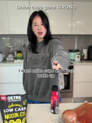 All i wanted was buldak + onion cups + candied salmon #onioncup 