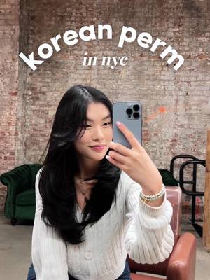 getting my first korean perm at @Romisalon_nyc ππ»ββοΈ #nycsalon #nychair #hairinspo #koreanperm