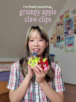grumpy apple claw clips have finally made their way from farm to tableππ launching @mercuryfestsg (6-7 june) π and will also be stocked for craft fest sg (20-21 june) π