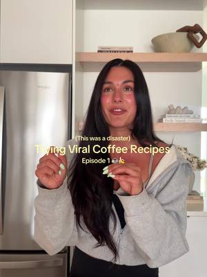 Okay I definitely think you need to blend it BUT it still wasnβt a good taste π I donβt think banana and coffee are made to be together!! Always honest here π what coffee recipe should I try next? #tryingviralrecipes #coffeerecipe #bananalatte #viralrecipe #fail