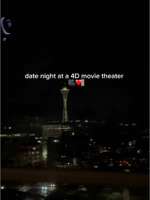 date night at a 4D movie theater 🎥🍿🫶 #4dmovietheater #datenight #seattle #moviedate 