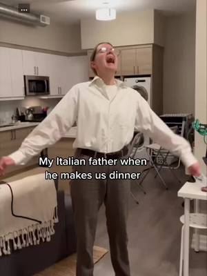 It’s been a year!! Happy birthday Italian Dad 🇮🇹🎂 Thanks for all the love on this character, to many more! ❤️ #italiandad #italy #italianfather #physicalcomedy #satire #fyp #cooking