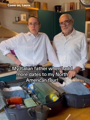US & Canada shows 2026 on sale now! Shows are selling quiiiiiickly dai su!!!!! Tix in bio at lauraramoso.com #fyp #italiandad #germanmom #satire #tourdates