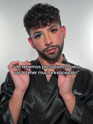 claro, déjame le digo a mi rentero que le pago con exposición 💸 ojo aquí, si hay oportunidades que valen la pena aunque el presupuesto sea prácticamente nulo, pero también hay situaciones en las cuales básicamente te están viendo la cara y es mejor decir que no 🚫 #creator #dinero #arte #maquillaje #luiscarlos