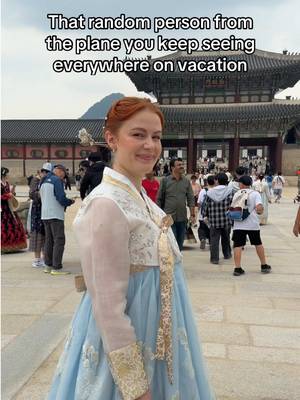 Did I airdrop you my itinerary on the plane or something?? #travel #vacation #korea #holiday #comedy cr:@StinkyAsher