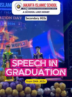" Speech by a JIGSc Graduate " Jakarta Islamic School (JISc/JIBBS/JIGSc) The First Integrated Internasional Islamic School ✅️Using Edexcel Curriculum from UK ✅️Official Edexcel Exam Centre ✅️The highest marks in Indonesia for Edexcel International GCSE English. For information: 0811-1277-155 (JISc Kodam): Fullday https://www.jakartaislamicschool.com/ 0899-9911-723 (JIBS: JIBBS & JIGSc); Boarding https://www.facebook.com/jibsboardingschool * Leader of the world * 98% Masuk PTN; Graduates Study States Universities: UI, ITB, UGM, ITS, UNIBRAW, IPB Etc. (For Secondary) * 21st century skills through 21 activities * Islamic value / Al-Qur'an Program * Active english speaking * Thinking skill: critical & creative thinking * Small Classes (Max 16 Students Per Class) * A School Like Home * Graduates Study Abroad: USA, UK, France, Germany, Turkiye, Australia, Malaysia, China, Japan, Dutch (Amsterdam) Etc. (For Secondary) * Immersion Program: Malaysia & Singapore (For Primary) * Cross Cultural Country (Immersion Program): Australia, New Zealand, Belanda, Korea, Perancis, Turkiye & Madinah + Umroh (For Secondary) ..."Didiklah Anakmu Sesuai Dengan Zamannya"... #JISc #jisckodam #jiscjoglo #jiscdepok #jakartaislamicboardingschool