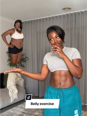 Let’s be real you can do all the ab workouts in the world, but if you don’t fix your diet, your belly won’t budge. This workout will strengthen your core and help tighten the area, but fat loss happens when your overall body fat goes down and that comes from eating better. Focus on: -High-protein meals -More whole foods Think: veggies, fruits, eggs, oats, brown rice, chicken, fish, beans, potatoes, etc. The less processed, the better. Most of all be consistent and you will see results! 🔥
