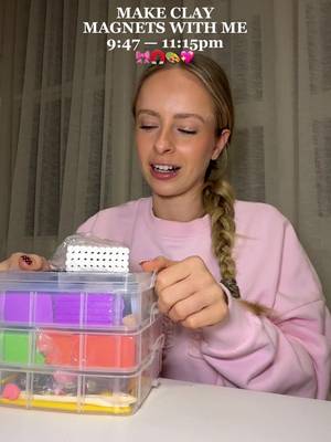 Wish I could do this all day π₯Ή which is your fav??? πͺπ #claymagnets #spendthenightwithme