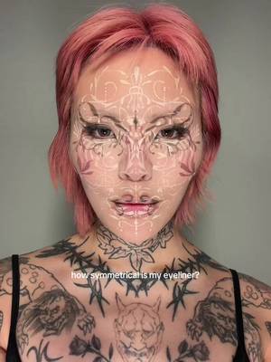 #Inverted you know what… not bad #graphicliner #symmetry #creativemakeup