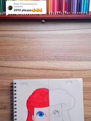 Replying to @buboyzayyrn drawing Ariel over the years part 2 ❤✍🤗#art #viral #fyp #Ariel #overtheyears #2013 #thelittlemermaid