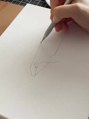 Painting an orca in the ocean ✍️🎨#art #viral #fyp #orcawhale