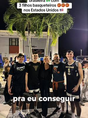 Compartilhando um pouquinho da minha rotina de morar nos Estados Unidos e apoiar o sonho dos meus 3 meninos que é serem jogadores de basquete profissionais. 🏀🏀🏀 Pra este sonho ser possível eles e nós nos dedicamos e nos empenhamos em uma rotina bastante exigente de muitos treinos, alimentação saudável, horários a serem cumpridos e muitos  desafios a serem superados! 🙏🏼 Este ano o mais velho @enrico.borio foi para o College na Jacksonville University e está seguindo seu caminho por lá, enquanto os dois mais novos @fran.borio e @luigi.v.borio estão no High School da North Broward Prep jogando tanto pela escola como por times de AAU (travel teams). Se vc tem interesse em saber como é a vida de uma família de atletas brasileiros nos Estados Unidos nos acompanhem por aqui! 😊 🇧🇷 🇺🇸 