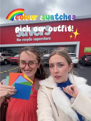 vote who you think won this challenge (reveal at the end) 🤭🌈 credit to @Yolanda Duarte and @andreaazper for the concept!! #thriftchallenge #thrifting #opshop #stylingchallenge #styling