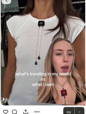 I’ve really been getting into unique necklace recently and this has to be my current fave 🤭 #trending #whatstrending #coolgirl #jewelry #jewelryinspo