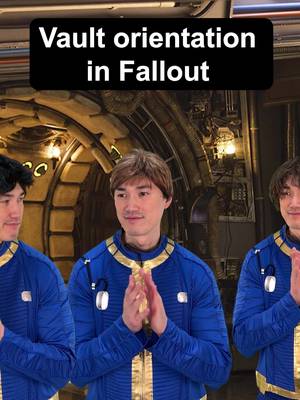 Vault orientation in Fallout #comedy #ad @Bethesda