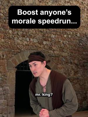Boosting morale Speedrun #comedy