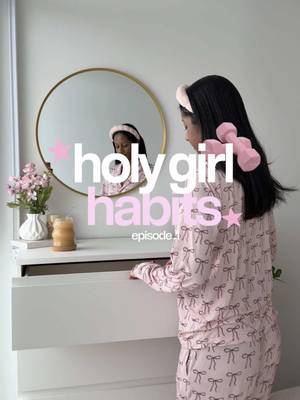 HOLY GIRL HABITS🎀 y'all 6 more months of this year & im tired of starting over! i tried the challenges and routines but i still found myself giving up.. then i realized something: the problem isn't always discipline, it's your FOUNDATION what does your life really stand on? habits and routines can change you yes BUT only God can transform you from the inside out!! it's about building a life that's rooted in something that LASTS! over the next few weeks we're going to walk through this TOGETHER learning what it actually means to become more like Christ + putting Him first in everything🤍