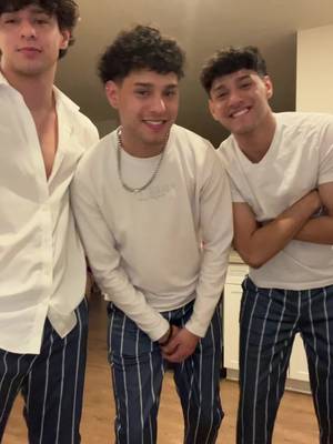 Triple date? 😋 #fypシ #triplets Ig-joshuamoralesss-johnmoralesss-jacobmoralesss Clothing: @entrepreneurbrand