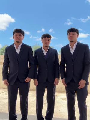 Wedding day 🕴️🕴️🕴️ #moralestripletsss #triplets #laredo #956 #weddingday @Joshmoralesssfr🧛🏼 @johnmoralesssss @DIORJAKEE