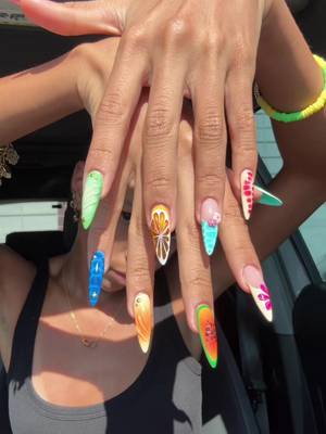 EUROPE NAILS!! #eurosummer #nails
