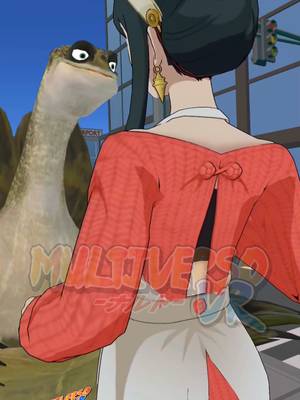 a cuanto la hora mami?  oogway y yor forger . #po #parodia #kungfupanda #anya  #oogway