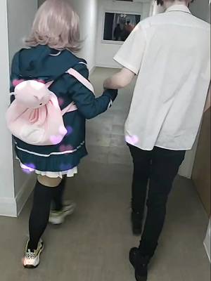 I LOVE THIS TREND SM💕💕 @hajimoo #hajime#chiakicosplay#chiakinanami#chiakinanamicosplay#nanamicosplay#hajimehinatacosplay#danganronpa2cosplay#sdr2