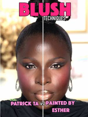 Tried the @patrick ta vs @Paintedbyesther to see how similar they are and well…  Thank you @Eni for the Painted By Esther’s Blush Technique Breakdown  #blushhack #blushtrend 