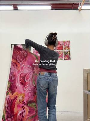 what would have happened if I never did it #artist #arttok #painting #SmallBusiness #florals #artprints #party4u #foryou 