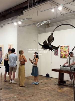 From studio walls to exhibition for one day! Exhibiting Morning Dew and Wisteria in Angel, London today Thank you so much for curating and having me today @GLOW ✨  #artexhibition #londonartgallery #londonartist #artinlondon #artistlife 
