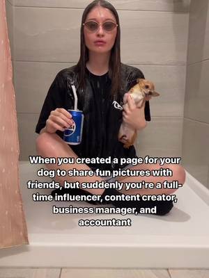 Finonka is a paid actress #fyp #smm #doginfluencer #dogsoftiktok