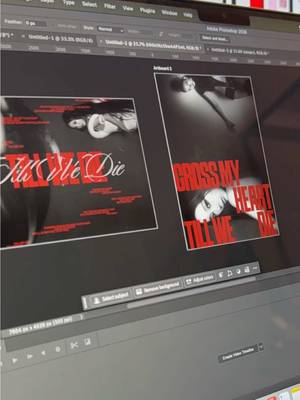 designing a poster for aespa's bside track (TIL WE DIE NO. 1 FAN) #fyp #foryou #aespa #graphicdesign #kpop