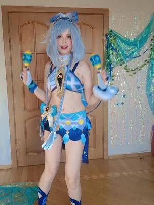 ⭐🐬 #mualanicosplay #mualanigenshin #mualani #bailando