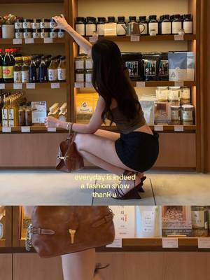 and i will be turning up in strappy heels just to grocery shop 🍓🥤🛒🤎 shoes and bag: @CHARLESKEITHOFFICIAL   #imwithcharleskeith #CharlesKeithCommunity #fashioninspo #outfitideas #fitcheck 