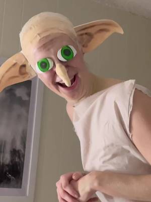 Creating cursed cosplays part 10 #dobby #harrypotter #cosplay #makeup #art