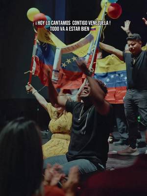Porque Dios es fiel, ‘Todo va a estar bien’ 🎤 VENEZUELAAA Cantamos contigo 🇻🇪#venezuela 🙌 Etiqueta a un venezolano y dile: ‘Dios está en control’. #reels #jesus #todovaasalirbien