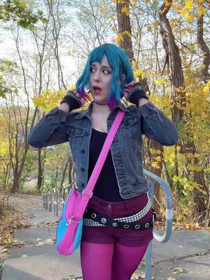 SCOTT PILGRIM TAKES OFF IS FINALLY OUT!!! Tried my best to do a show accurate Ramona, what do you think? 💕 #ramonaflowers #scottpilgrim #cosplay