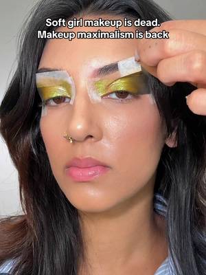 2024 will be the year of the maximalist eye paired with soft glowy skin. Sad beige makeup be gone!
