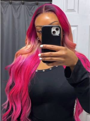 was born with this colour mind you #hairtok #hairinspo 💗💛wig from @Dorsanee Hair