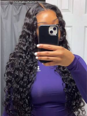 Which is cuterrr?🪻glueless water wave wig from @CheetahBeautyHair #wiginstall #hairinspo