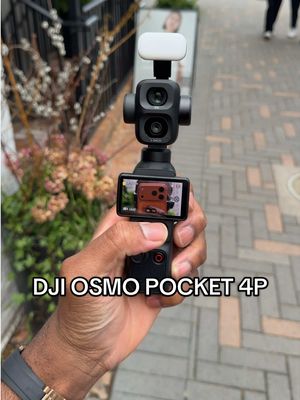 DJI Osmo Pocket 4P is that guy! Let me know what you want me to test for the full review! #dji #djiosmo4p #djiosmopocket3 #shevonsalmon