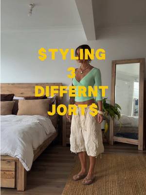 3 jorts 3 outfits ★★★ #outfitinspo #jorts #OOTD #coolgirl