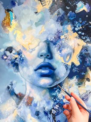 “Forget-Me-Not” a commission for Kelsey #art