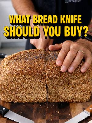 What Bread Knife Should You Buy? Not all bread knives are created equal and your loaves deserve BETTER. Before you grab a blade that you think chefs should use, here's what actually matters 👇 🔪 The serrations; Too small and you're going nowhere fast. 🔪 Blade stiffness; Stiffer the better. A floppy blade has absolutely no business near your crust. 🔪 The grip; Because slipping with a serrated knife is NOT the vibe. Not today. 🔪 The teeth; Dull knives are a crime against bread. Sharp teeth = clean cuts. Your sourdough worked too hard for you to butcher it with a bad knife. 😤 #tastelessbaker #breadknife #bakingtips #kitchenknife #homebaker