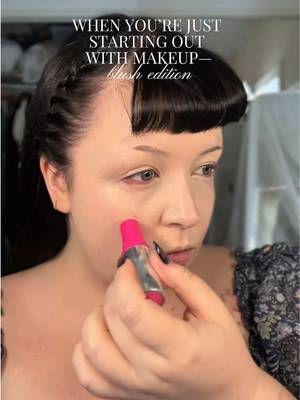 a conversation between me and my many commentors regarding blush placement and how to figure it out on yourself