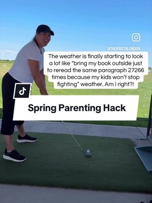 I’m trying not to jinx it, but it’s starting to look like the kids fight club is finally able to start happening outside!  Ps… Hot tip, listen to the audiobook with your headphones so you don’t hear the fighting 😉 #MomHack #FunnyMoms #MillennialMoms #ViralHacks 